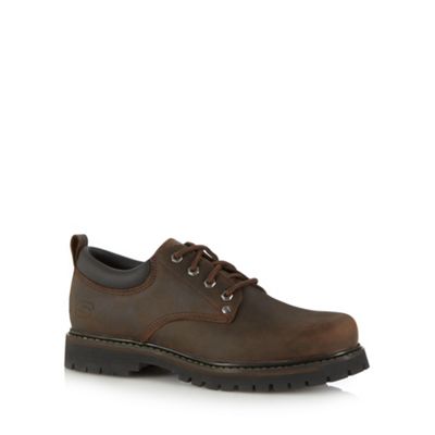 Skechers Big and tall brown 'tom cats' shoes